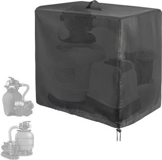 No Brand Funda Para Bomba De Piscina - Compatible Con Sistemas De Filtraci&oacute;n De Arena Intex - 84x61x86cm - Protecci&oacute;n Contra Sol, Polvo Y Agua