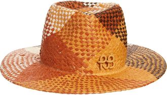 Ruslan Baginskiy Woven Straw Hat in Ginger at Nordstrom, Size X-Small
