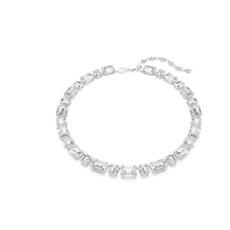 Swarovski Elegante kristallen ketting voor outfit - Dames - Kettingen - Grijs - ONE Size - Accessoires