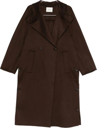 Lisa Yang Double-breasted Button-back Coat