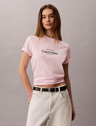 Calvin Klein Camiseta cl&aacute;sica con logo NYC