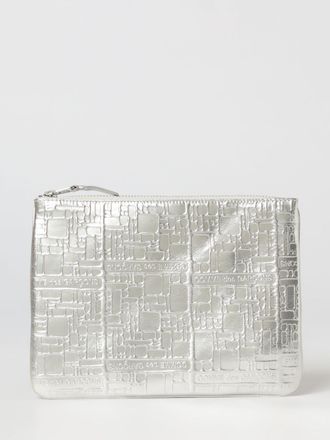 Comme Des Gar&ccedil;ons Embossed Leather Pouch