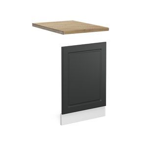 Vicco Panel Frontal R-line, Antracita Casa De Campo, 45 Cm, Et Roble