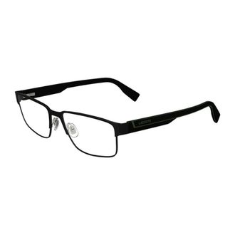 Lacoste Mens Black Rectangular Eyeglass Frames L2298N 275