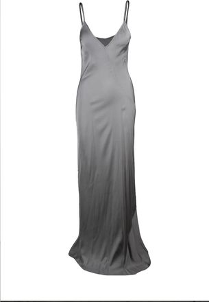 Jucca Grey Viscose Slip Dress
