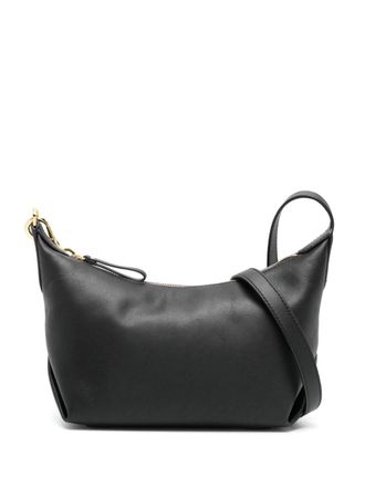 Lauren Ralph Lauren Borsa a spalla Kassie in pelle piccola - Nero