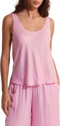 Etam Cheeta Pajama Tank in Candy-Pink at Nordstrom, Size X-Small