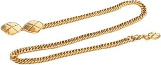 Chanel Pre-owned Belts, female, Yellow, Size: ONE SIZE Pre-owned Vintage Chain Belt