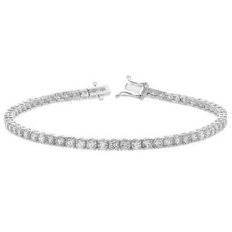 LuvMyJewelry LMJ LoveGrown 10K White Gold Lab Grown Diamond Tennis Bracelets - 4.51 Cts at Nordstrom