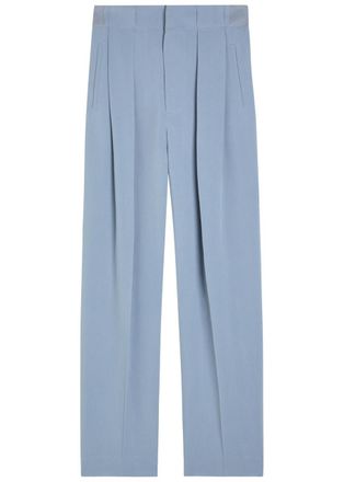 Victoria Beckham Pleated Tapered-leg Trousers - Grey - 12 (UK12 / M)
