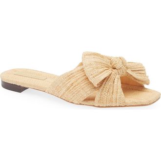 Loeffler Randall Daphne Slide Sandal in Natural at Nordstrom Rack, Size 7
