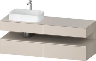 Duravit Qatego Consola Mueble Bajo Lavabo, 2 Extensiones, 2 - Duravit