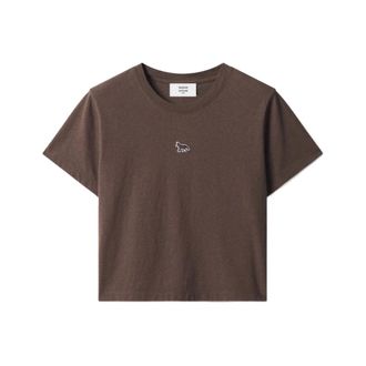 Maison Kitsun&eacute; Mujer, Camisetas, Marr&oacute;n, Talla: S