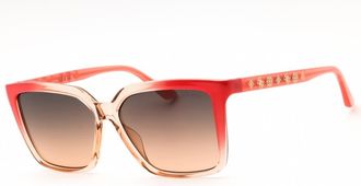 Guess Gradient Smoke Square Ladies Sunglasses GU00099 74B 55