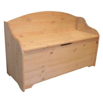 OEM Cassapanca Con Schienale Cm 100 X 41 X H 67 - Legno Chiaro