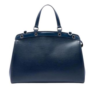 Louis Vuitton Pre-owned Brea MM - Dames - Pre-owned - Blauw - Maat: ONE Size Leer