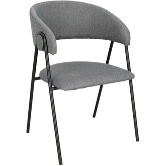 OEM Silla Tapizada Larisa Gris, Minimalista