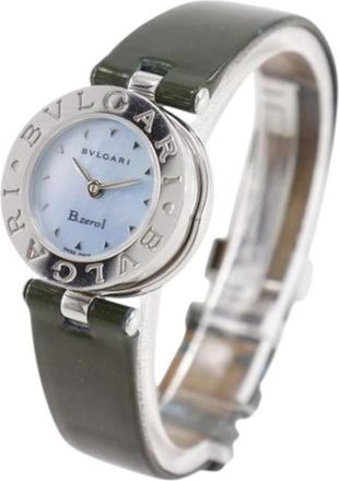 Bulgari Pre-owned Bzero 1 Roestvrijstalen Horloge - Dames - Vintage Horloges - Blauw - ONE Size - Vintage