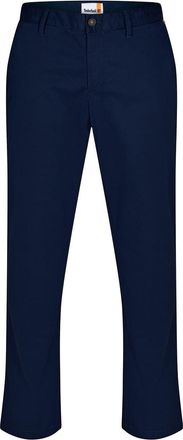 Timberland Mens Twill Solid Patterned Straight Chinos in Dark Sapphire - Blue - Size 32 (Waist)