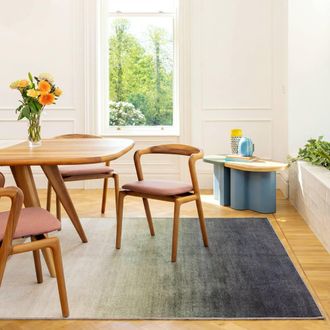 Kukoon Green Cream Ombre Washable Rug Soft Modern Living Room Carpet | Size: 200 cm x 290 cm