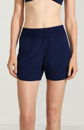 Lands End 5 Board Shorts in Deep Sea Navy at Nordstrom, Size 0