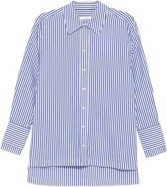 Joseph Theia Vertical-stripe Long-sleeve Shirt
