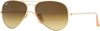 Ray-Ban Aviator Large Metal Zonnebril - Heren - Zonnebrillen - Geel - 55 MM - Accessoires