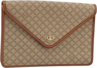 Celine Pre-owned Clutches, female, Beige, Size: ONE SIZE Pre-owned Vintage Clutch