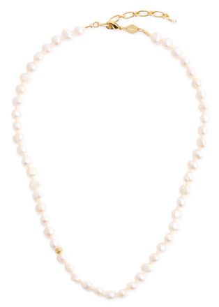 Anni Lu Anni LU Petit Stellar Pearly Beaded Pearl Necklace - One Size