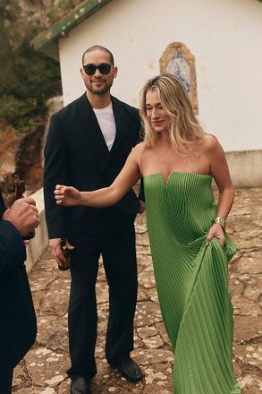 L&rsquo;Id&eacute;e Black Tie Strapless Gown