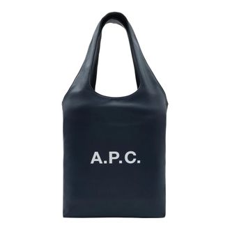 A.P.C. Bolso Tote Peque&ntilde;o Ninon - Bags - Mujer - Azul - ONE SIZE