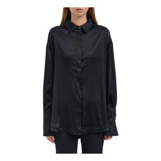 Thom Krom Shirts, female, Black, XS, Mwh19 Shirt