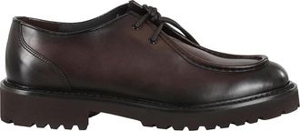Doucal's Derby Deco Lace-up - Heren - Veterschoenen - Bruin - 43 EU - Leer - Schoenen