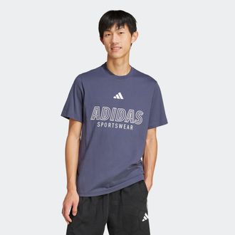 adidas T-Shirt ADIDAS SPORTSWEAR M C HOT SPW T, Herren, Gr. XXL, blau (shadow navy), Obermaterial: 100% Baumwolle, Shirts T-Shirt
