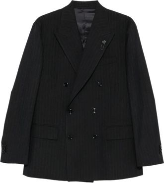 Lardini Ac 6930E Acif 67431 Tailored Jacket - Heren - Business blazers - Blauw - L - Wol - Kostuums