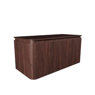 Royal Plaza Terra Badkamermeubelset - 100x46.2x46cm - topblad - 2 lades - kastanje (walnoot)