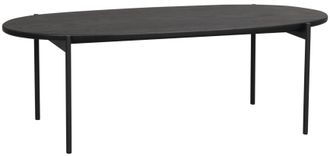 Rowico Ovaler Couch- und Beistelltisch Skye 120 x 60 cm