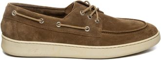 Frau Stringata 24B7 - Heren - Bootschoenen - Bruin - 43 EU - Leer - Schoenen