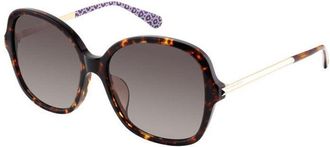 Kate Spade New York Kaiya/F/S Asian Fit 086/HA Womens Sunglasses Tortoiseshell Size 57