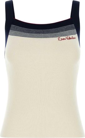 Valentino Garavani Ivory Wool Top