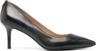 Lauren Ralph Lauren Lanette 70mm pumps - women - Leather - 6.5 - Black