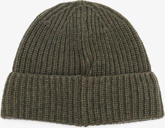 Stone Island Mens Hat Geelong Green Virgin Wool