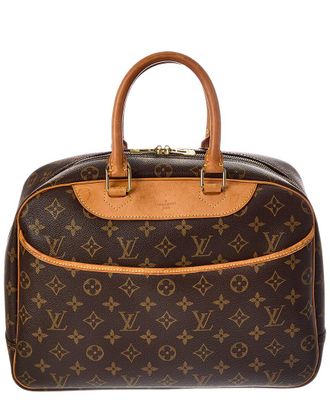 Louis Vuitton Brown Monogram Coated Canvas Deauville (Authentic Pre-Loved)