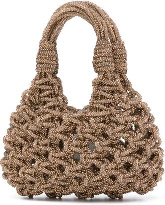 Hibourama Bags Vannifique crystal-embellished mini bag - women - Crystal - OS - Gold