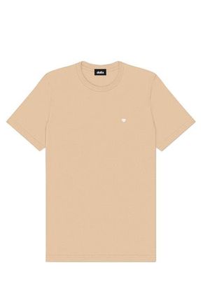 Dalix Mens Lil Heart Midweight Cotton Tee in Sand at Nordstrom, Size Xxx-Large