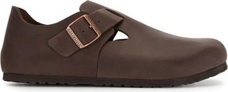 Birkenstock Bruin Leren Londen Schoenen - Heren - Platte Schoenen - Bruin - 44 EU - Su&egrave;de - Schoenen