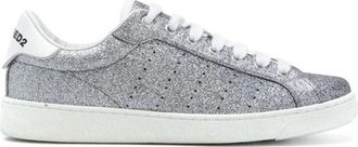 Dsquared2 Effetto Metalizzato Sneakers - Dames - Sneakers - Grijs - 36 EU - Schoenen