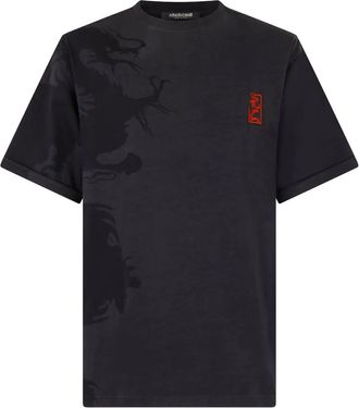 Roberto Cavalli T-shirt con stampa - Nero
