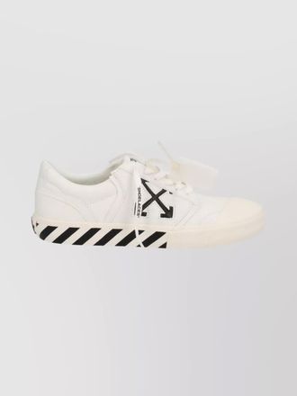 Off-white casual low-top sneakers rubber sole