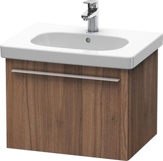 Duravit Duravit X-large Vanity Unit Wall Hung 6051, 1 Caj&oacute;n, 600mm Para El C&oacute;digo D, Color (frente/cuerpo): Nogal Natural Decorado - Xl605107979